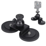 ขาตั้งติดรถยนต์แบบถ้วยดูดสำหรับ GoPro Hero11 Black / HERO10 Black / HERO9 Black / HERO8 Black /7 /6 /5 /5 Session /4 Session /4 /3+ /3 /2 /1, Xiaoyi และกล้องแอคชันอื่นๆ, ขนาด: L ขนาด: L