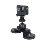 ขาตั้งติดรถยนต์แบบถ้วยดูดสำหรับ GoPro Hero11 Black / HERO10 Black / HERO9 Black / HERO8 Black /7 /6 /5 /5 Session /4 Session /4 /3+ /3 /2 /1, Xiaoyi และกล้องแอคชันอื่นๆ, ขนาด: L ขนาด: L
