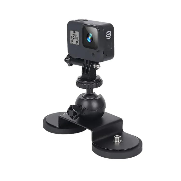 ขาตั้งติดรถยนต์แบบถ้วยดูดสำหรับ GoPro Hero11 Black / HERO10 Black / HERO9 Black / HERO8 Black /7 /6 /5 /5 Session /4 Session /4 /3+ /3 /2 /1, Xiaoyi และกล้องแอคชันอื่นๆ, ขนาด: L ขนาด: L