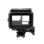 เคสกันน้ำลึก 50m พร้อมตัวล็อก ฐานยึดพื้นฐานและสกรู สำหรับ GoPro HERO10 Black / HERO9 Black, เคสกันน้ำ 50m