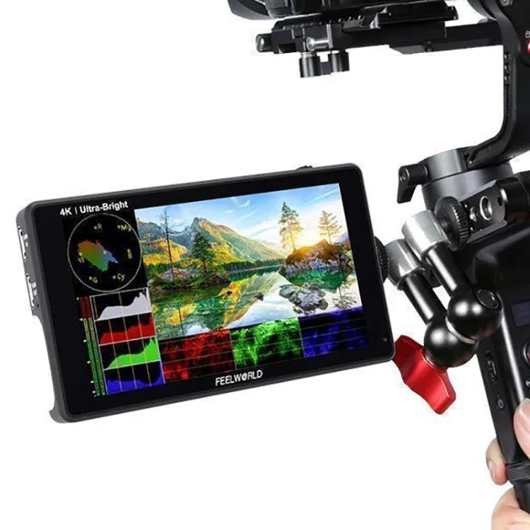 FEELWORLD LUT6 จอ IPS 6 นิ้ว 1920x1080 2600 nits พร้อม HDMI 4K และระบบสัมผัสสำหรับกล้อง LUT6
