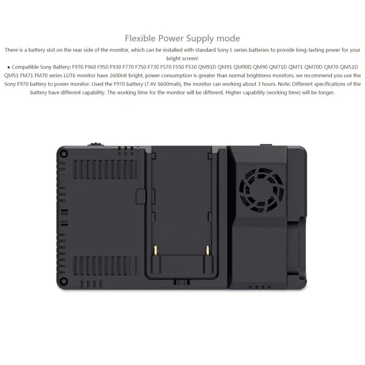 FEELWORLD LUT6 จอ IPS 6 นิ้ว 1920x1080 2600 nits พร้อม HDMI 4K และระบบสัมผัสสำหรับกล้อง LUT6