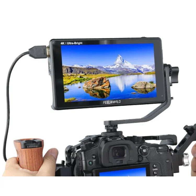 FEELWORLD LUT6 จอ IPS 6 นิ้ว 1920x1080 2600 nits พร้อม HDMI 4K และระบบสัมผัสสำหรับกล้อง LUT6