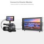 จอมอนิเตอร์กล้อง FEELWORLD LUT6S 1920x1080 2600 nits ขนาด 6 นิ้ว IPS พร้อม HDMI 4K หน้าจอสัมผัส SDI HDI, LUT6S