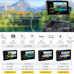 จอมอนิเตอร์กล้อง FEELWORLD LUT6S 1920x1080 2600 nits ขนาด 6 นิ้ว IPS พร้อม HDMI 4K หน้าจอสัมผัส SDI HDI, LUT6S