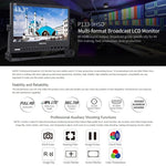 จอมอนิเตอร์กล้องระดับออกอากาศ SEETEC P133-9HSD 1920x1080 ขนาด 13.3 นิ้ว Full HD, P133-9HSD
