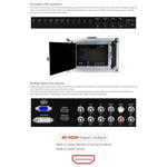 SEETEC P173-9HSD-CO มอนิเตอร์สนามกล้องมืออาชีพระดับถ่ายทอดสด 17.3 นิ้ว 1920x1080 SDI / HDMI 4K, P173-9HSD-CO