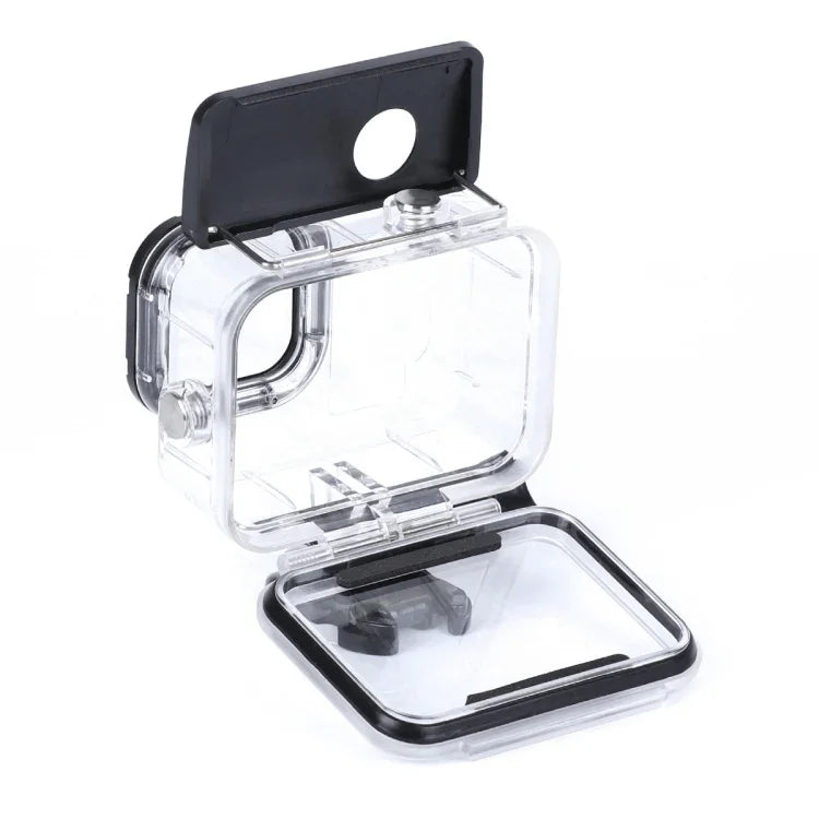 เคสกันน้ำลึก 45m พร้อมตัวล็อก ฐานยึดพื้นฐานและสกรู สำหรับ GoPro HERO10 Black / HERO9 Black, สำหรับ GoPro HERO9 Black