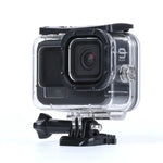 เคสกันน้ำลึก 45m พร้อมตัวล็อก ฐานยึดพื้นฐานและสกรู สำหรับ GoPro HERO10 Black / HERO9 Black, สำหรับ GoPro HERO9 Black