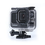 เคสกันกระแทก กันฝุ่น พร้อมรูชาร์จ ตัวล็อก ฐานยึดพื้นฐานและสกรู สำหรับ GoPro HERO10 Black / HERO9 Black