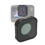 ฟิลเตอร์เลนส์ CPL ซีรีส์ JSR KB สำหรับ GoPro HERO13 Black /12 Black /11 Black /10 Black /9 Black, CPL