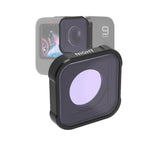 ฟิลเตอร์เลนส์ลดแสงรบกวนกลางคืน ซีรีส์ JSR KB สำหรับ GoPro HERO13 Black /12 Black /11 Black /10 Black /9 Black, NIGHT
