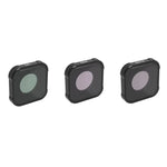 ฟิลเตอร์เลนส์ CPL+ND8+ND16 JSR KB Series สำหรับ GoPro HERO13 Black /12 Black /11 Black /10 Black /9 Black, 3-in-1