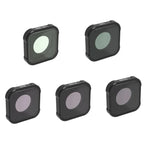 ฟิลเตอร์เลนส์ MCUV+CPL+ND8+ND16+ND32 JSR KB Series สำหรับ GoPro HERO13 Black /12 Black /11 Black /10 Black /9 Black, 5-in-1
