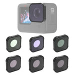 ฟิลเตอร์เลนส์ STAR+CPL+NIGHT+ND8+ND16+ND32 JSR KB Series สำหรับ GoPro HERO13 Black /12 Black /11 Black /10 Black /9 Black, 6-in-1