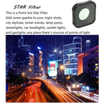 ฟิลเตอร์เลนส์ STAR+CPL+NIGHT+ND8+ND16+ND32 JSR KB Series สำหรับ GoPro HERO13 Black /12 Black /11 Black /10 Black /9 Black, 6-in-1