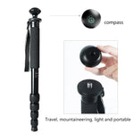 ขาตั้งกล้องอลูมิเนียมอัลลอยด์แบบพกพา BEXIN MAS285 สำหรับกล้อง DSLR ท่องเที่ยวกลางแจ้ง, MAS285
