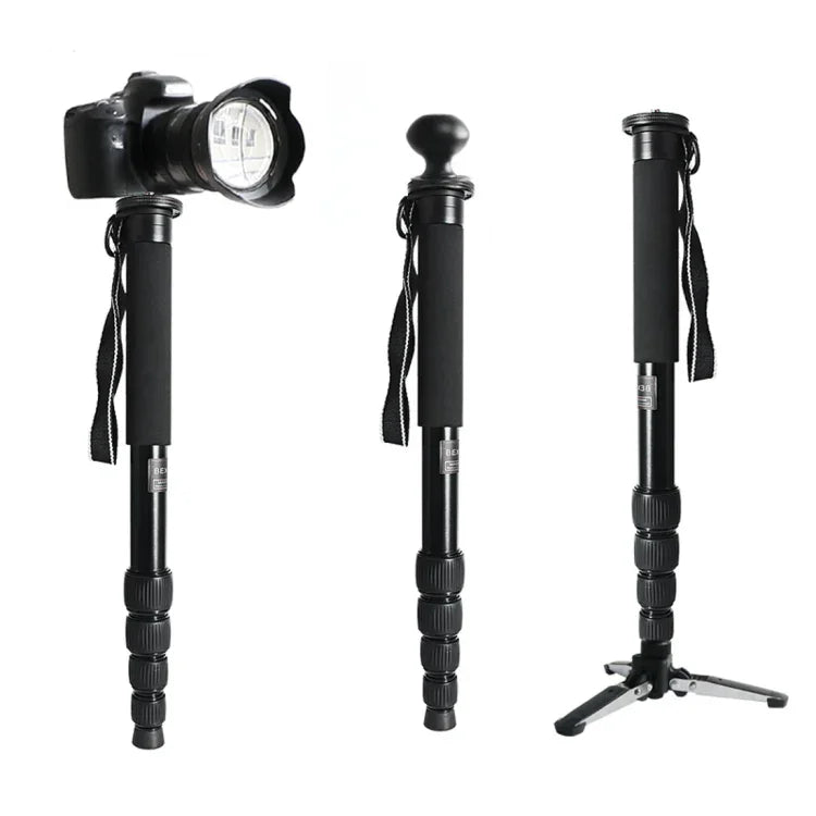 ขาตั้งกล้องอลูมิเนียมอัลลอยด์แบบพกพา BEXIN MAS285 สำหรับกล้อง DSLR ท่องเที่ยวกลางแจ้ง, MAS285