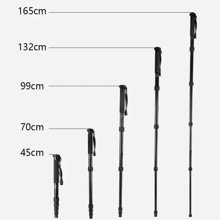 BEXIN MAS325 ขาตั้งกล้อง DSLR แบบ monopod อะลูมิเนียมอัลลอย สำหรับเดินทางและกลางแจ้ง, MAS325