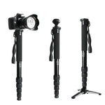 BEXIN MAS325 ขาตั้งกล้อง DSLR แบบ monopod อะลูมิเนียมอัลลอย สำหรับเดินทางและกลางแจ้ง, MAS325