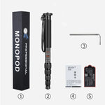 BEXIN MAS325 ขาตั้งกล้อง DSLR แบบ monopod อะลูมิเนียมอัลลอย สำหรับเดินทางและกลางแจ้ง, MAS325
