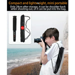 BEXIN P308C ขาตั้งกล้อง DSLR แบบ monopod อะลูมิเนียมอัลลอย สำหรับเดินทางและกลางแจ้ง, P308C
