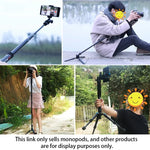 ที่จับโมโนพอดกล้อง DSLR แบบพกพา BEXIN P308 อลูมิเนียมอัลลอยด์ P308