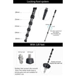ที่จับโมโนพอดกล้อง DSLR แบบพกพา BEXIN MCS285 คาร์บอนไฟเบอร์ MCS285