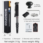 ที่จับโมโนพอดกล้อง DSLR แบบพกพา BEXIN MCS285 คาร์บอนไฟเบอร์ MCS285