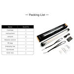 ไฟส่องสว่าง LED แบบแท่ง LUXCeO P7 ปรับอุณหภูมิสีคู่ กันน้ำ ไฟเติมแสงแบบถือพร้อมรีโมท, P7