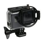 สำหรับกล้องแอคชัน GoPro HERO5 Sport เลนส์มาโคร 58 มม. กำลังขยาย 16X พร้อมฐานเลนส์, วงแหวนอะแดปเตอร์, ฝาปิดเลนส์, สายรัดมือกันหล่น และผ้าเช็ดทำความสะอาด