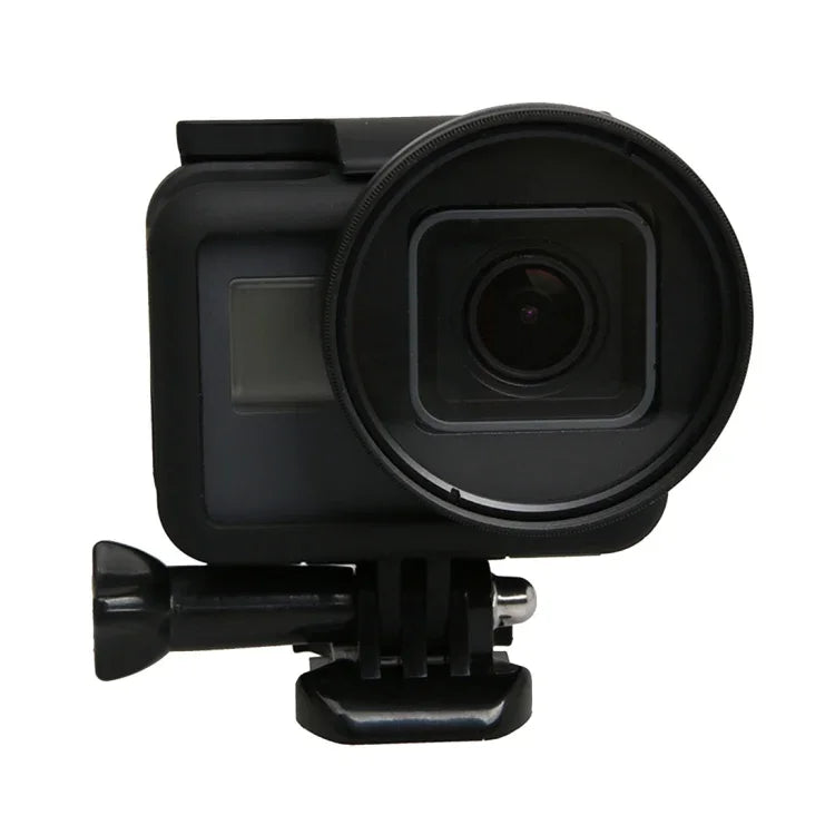 ฟิลเตอร์เลนส์ 52 มม. สำหรับกล้องแอคชั่น GoPro HERO5 (CPL + UV + ND8 + ND2 + Star 8 + แดง + เหลือง + FLD / ม่วง) & แหวนอะแดปเตอร์เคสกันน้ำ, 10 ชิ้นใน 1 ชุด