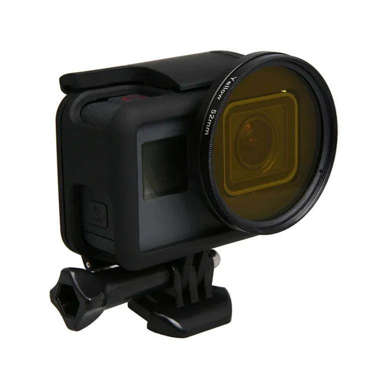 ฟิลเตอร์เลนส์ 52 มม. สำหรับกล้องแอคชั่น GoPro HERO5 (CPL + UV + ND8 + ND2 + Star 8 + แดง + เหลือง + FLD / ม่วง) & แหวนอะแดปเตอร์เคสกันน้ำ, 10 ชิ้นใน 1 ชุด