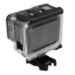 เคสกันกระแทกโครงเปลือก GoPro HERO5 พร้อมตัวยึดพื้นฐานและสกรูนำ, ต้องถอดเลนส์, พร้อมตัวยึดพื้นฐาน
