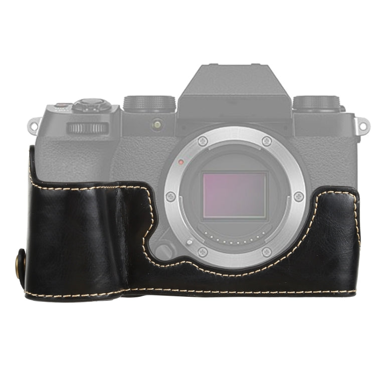 ฐานเคสหนัง PU ครึ่งตัวพร้อมเกลียว 1/4 นิ้ว สำหรับ FUJIFILM X-S10, สำหรับ FUJIFILM X-S10
