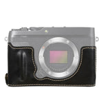 ฐานเคสหนัง PU ครึ่งตัวพร้อมเกลียว 1/4 นิ้ว สำหรับ FUJIFILM XE4, สำหรับ FUJIFILM XE4