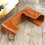 ฐานเคสหนัง PU ครึ่งตัวพร้อมเกลียว 1/4 นิ้ว สำหรับ FUJIFILM XE4, สำหรับ FUJIFILM XE4