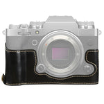 ฐานเคสกล้องหนัง PU แบบครึ่งตัวเกลียว 1/4 นิ้ว สำหรับ FUJIFILM X-T4, สำหรับ FUJIFILM X-T4