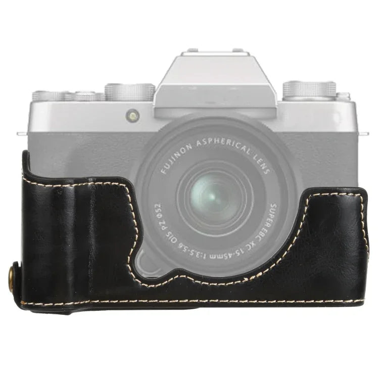 ฐานเคสกล้องหนัง PU แบบครึ่งตัวเกลียว 1/4 นิ้ว สำหรับ FUJIFILM XT200, สำหรับ FUJIFILM XT200
