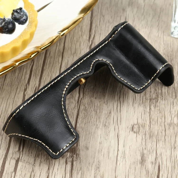 ฐานเคสกล้องหนัง PU แบบครึ่งตัวเกลียว 1/4 นิ้ว สำหรับ FUJIFILM XT200, สำหรับ FUJIFILM XT200