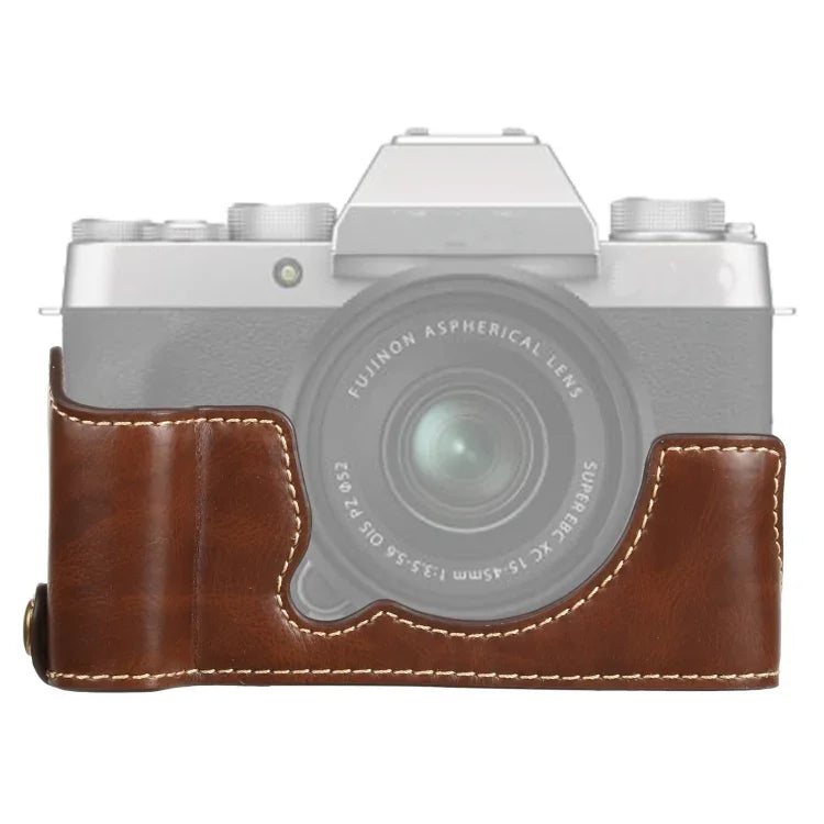 ฐานเคสกล้องหนัง PU แบบครึ่งตัวเกลียว 1/4 นิ้ว สำหรับ FUJIFILM XT200, สำหรับ FUJIFILM XT200