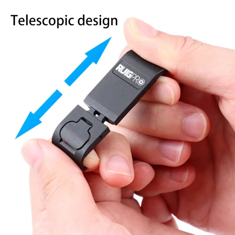 ฝาครอบด้านข้างแบตเตอรี่อลูมิเนียมอัลลอย RUIGPRO สำหรับ GoPro HERO10 Black / HERO9 Black, ฝาครอบด้านข้างอลูมิเนียมอัลลอย