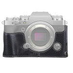 ฐานเคสกล้องหนัง PU ลายลิ้นจี่เกลียว 1/4 นิ้ว สำหรับ FUJIFILM X-T4, สำหรับ FUJIFILM X-T4 ลายลิ้นจี่