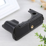 ฐานเคสกล้องหนัง PU ลายลิ้นจี่เกลียว 1/4 นิ้ว สำหรับ FUJIFILM X-T4, สำหรับ FUJIFILM X-T4 ลายลิ้นจี่