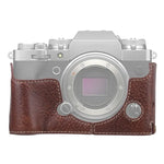 ฐานเคสกล้องหนัง PU ลายลิ้นจี่เกลียว 1/4 นิ้ว สำหรับ FUJIFILM X-T4, สำหรับ FUJIFILM X-T4 ลายลิ้นจี่