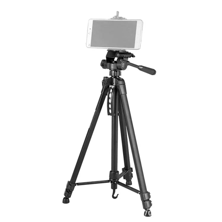 WeiFeng WT-3560 ขาตั้งกล้องอลูมิเนียมอัลลอยด์ขา 3 ท่อนพับได้สำหรับถ่ายทอดสด, WT-3560