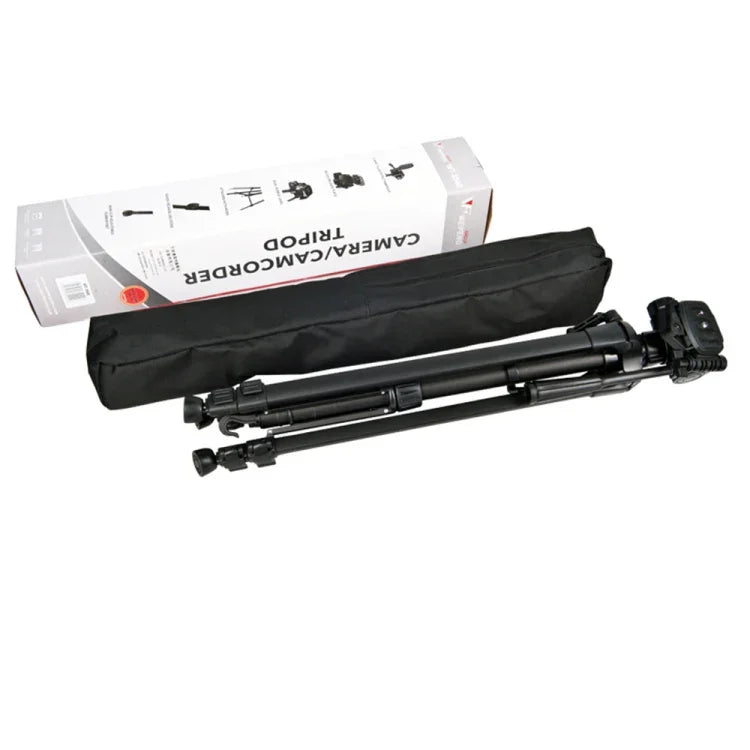 WeiFeng WT-3560 ขาตั้งกล้องอลูมิเนียมอัลลอยด์ขา 3 ท่อนพับได้สำหรับถ่ายทอดสด, WT-3560