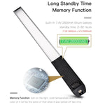 LUXCeO Q508A ไฟ LED แท่งถ่ายภาพ 8 สี กันน้ำ ไฟเติม LED แบบถือพร้อมรีโมทคอนโทรล, Q508A