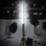 LUXCeO Q508A ไฟ LED แท่งถ่ายภาพ 8 สี กันน้ำ ไฟเติม LED แบบถือพร้อมรีโมทคอนโทรล, Q508A