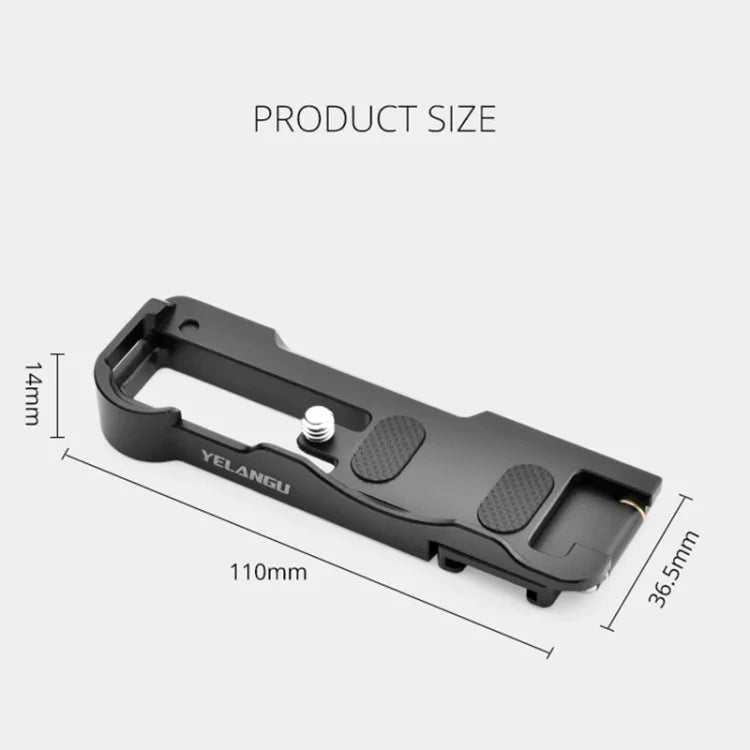 YELANGU CL12 แผ่นฐานขยายกล้องแบบ L สำหรับ Sony ZV-1, CL12 สำหรับ Sony ZV-1